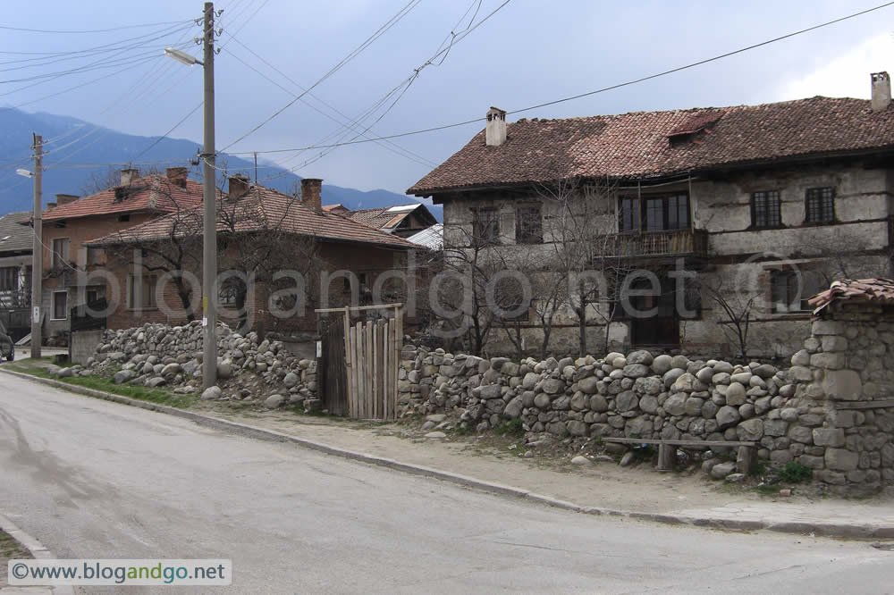 Bansko - Run down housing in the town